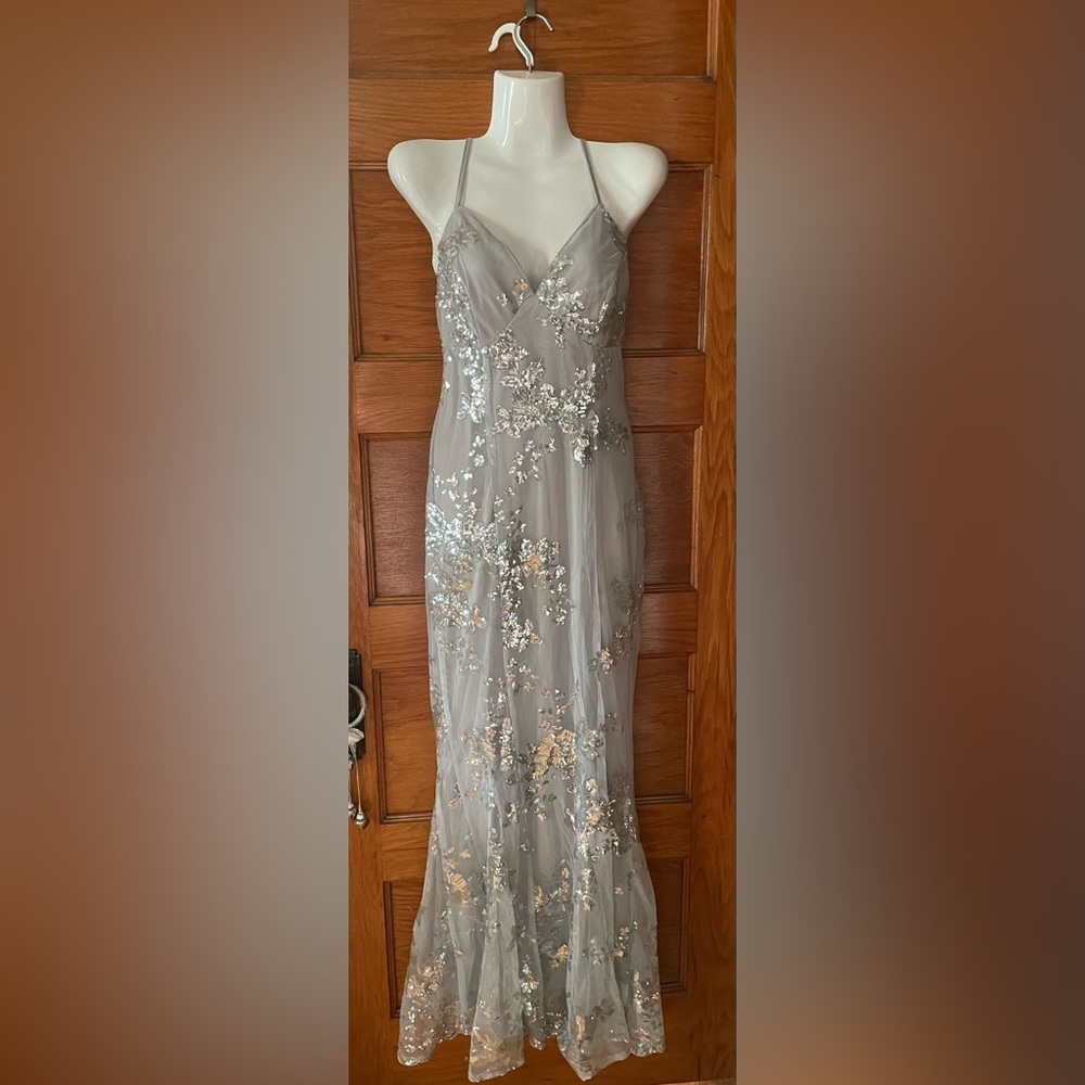 D&M Backless Sequins Cami Dress